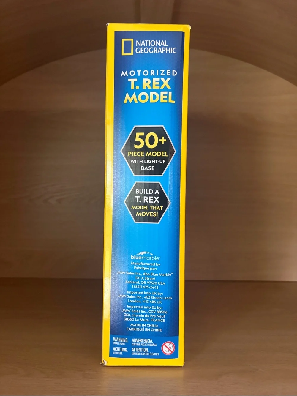 ✨$25✨NEW National Geographic Motorized T. Rex 3D Wood Puzzle with Light-up Base
